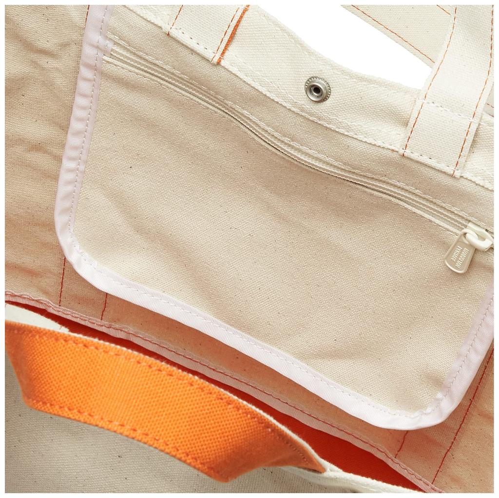 Genuine Product Tote Bag Stony Point Tote Bag Canvas Lite [Manhattan Portage] [Official] Natural/Orange
