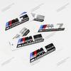 3D ABS Silver Black  Car Rear Trunk Stickers Competition Letters Badge Logo For BMW M Logo M1 M2 M3 M4 M5 M6 M7 M8 Competition