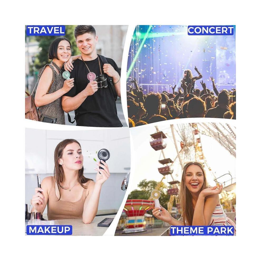 Handheld Fan Portable Handheld Rechargeable Battery Fan, Mini USB Electric Personal Kids Fan Postpartum Cooling