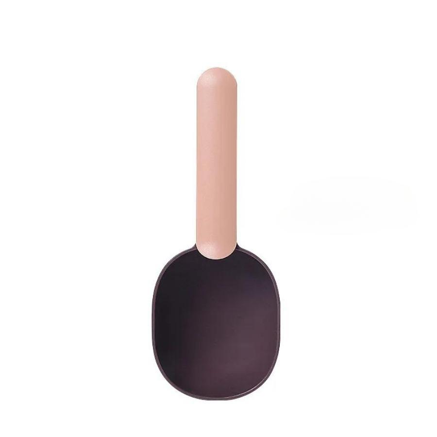 Łyżka do karmy dla zwierząt Wielofunkcyjna Łopatka do karmy dla psów i kotów Łyżka do karmienia Klips do zamykania torebek Kreatywna miarka Zakrzywiony design