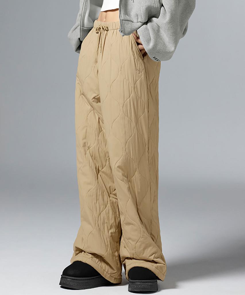 XEXYMIX Wave Quilted Wide Pants Xfk4Pt1104