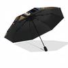Piano Craftsmanship Emblem Pattern Umbrella, Portable and Foldable Design, 8 Ribs, a Casual Accessory for Halloween, Christmas, and Birthday Gifts.