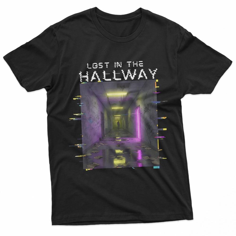 Lost In The Hallway Shirt Liminal Space Weirdcore TShirt Unisex T-Shirt XL