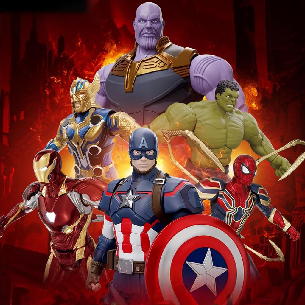 HiPlay Fondjoy Marvel Comics Love and Thunder Thor MV24106 1/12 Scale Pre-Colored Plastic Model Kit, Approximately 160mm Tall