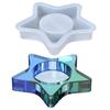 Five Pointed Star Silicone Mal Candle Holder Kandelaar Epoxyhars Mal Kaar Houder Epoxy Mould DIY Candle Holder Silicone Mould