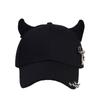 Unisex Eisenring Kuhhorn Baseballkappe Frühling Herbst Outdoor Verstellbar Lässig Sonnenschutzhut