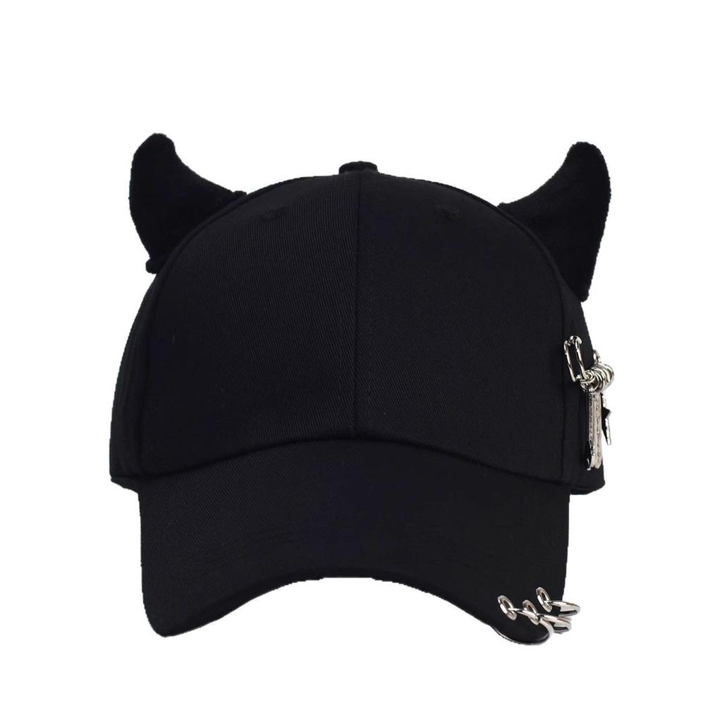 Unisex Eisenring Kuhhorn Baseballkappe Frühling Herbst Outdoor Verstellbar Lässig Sonnenschutzhut