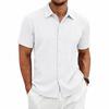 Men's European and American Summer Jacquard Lapel Polo Shirt Slim Fit Multi-color Men's Business Versatile Classic Style