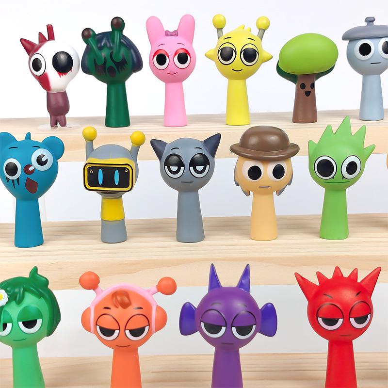 Sprunki Rhythm Music Box Figurine - Game Model Toy for Kids