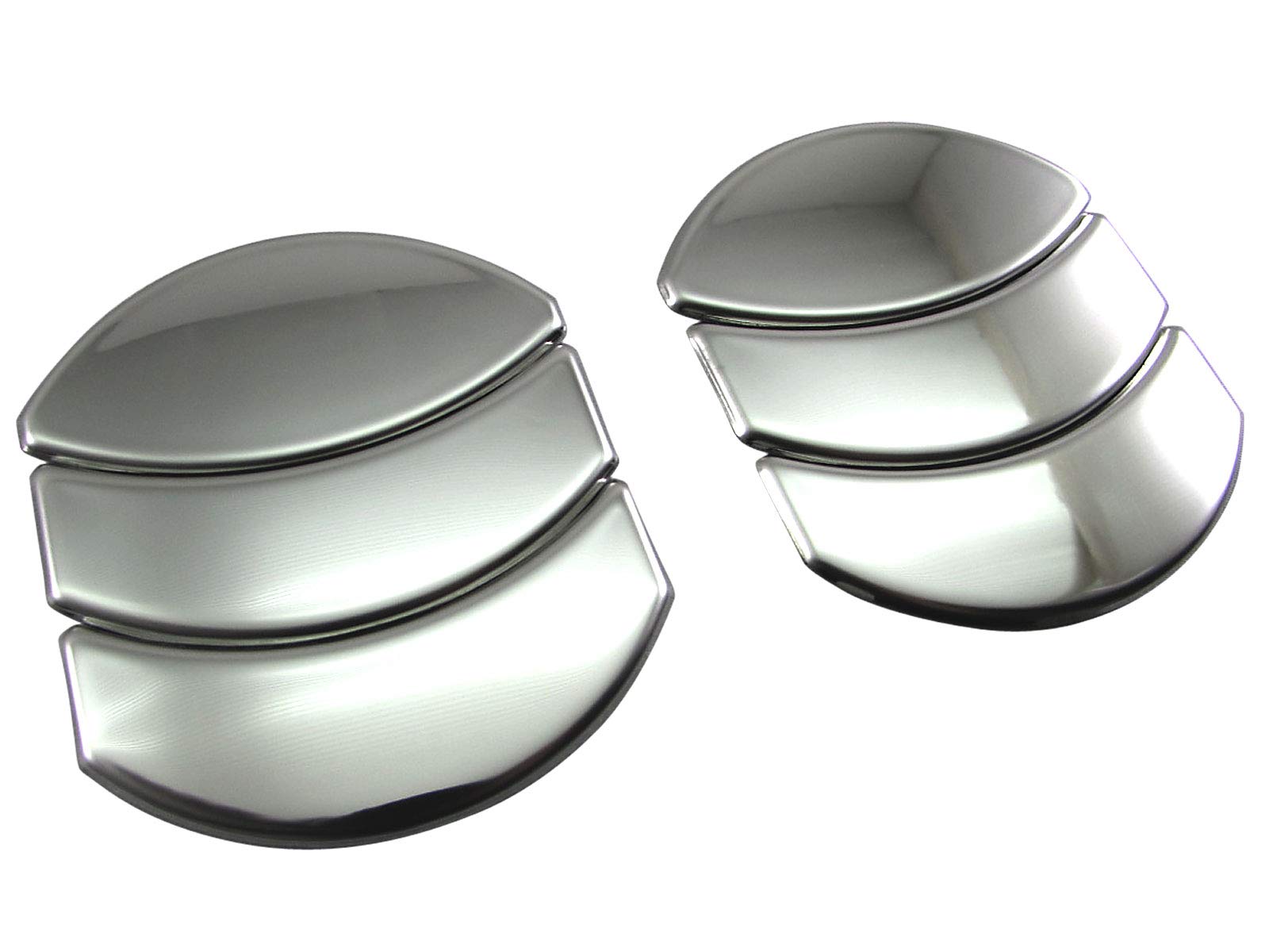 

BRIGHTZ Хромированные накладки на дефлекторы кондиционера для Wagon R MH23S Совместимы с MH и 23 Wagon R (Набор из 6 предметов) [INT-ETC-280-6PC] MH23, H23, Stingray. серый