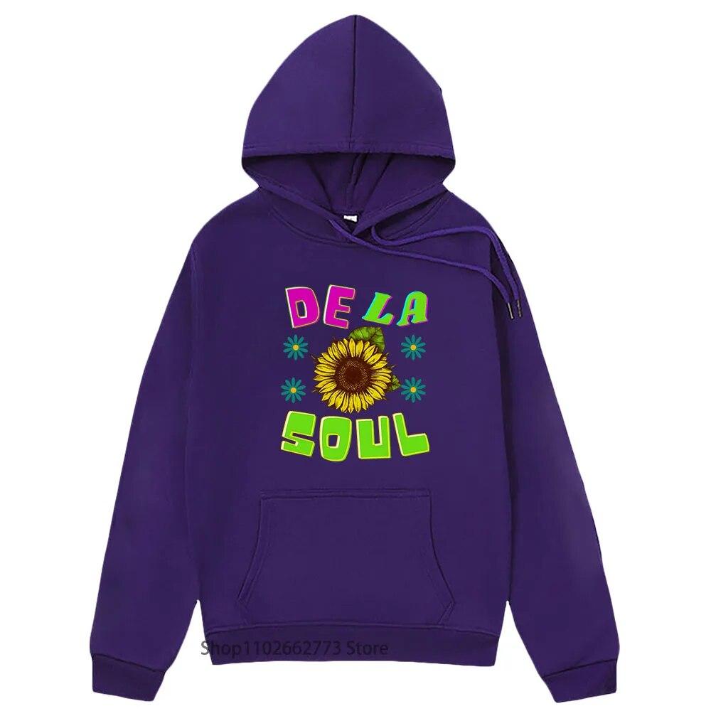 De La Soul Hoodies Fashion Anime Unisexga Sweatshirt with Hooded Clothes Long Sleeve Winter Pullover Unisex/women Tops Funny Clothing