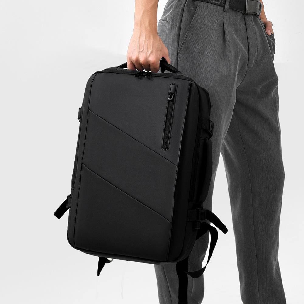 Schoolbag Large Capacity Backpack Computer Backpack Expandable Business Backpack Student Travel Bag Men's Shoulder Trend
