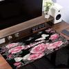 1PC Custom Name Butterflies Roses Garden Mouse Pad, Keyboard and Mouse Desk Pad, for Computer Notebook  Birthday Gift For Any Room Or Office
