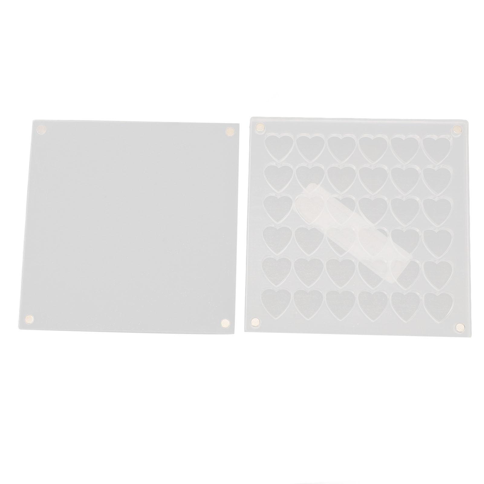 Акриловый магнитный чехол для ракушек прозрачный ящик для хранения безделушек небольшой органайзер для поделок 36 Grids 976₽