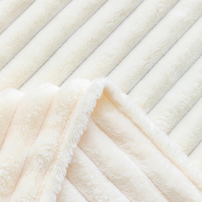 Cross-Border Flannel Rabbit Plush Blanket: Multifunctional Sofa Cover and Thick Winter Nap Blanket