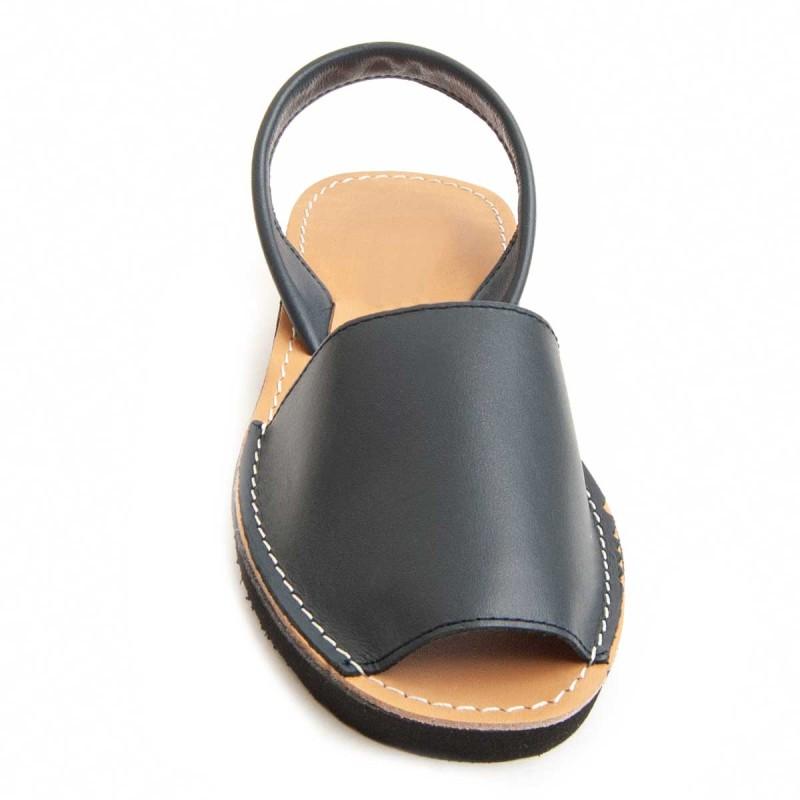 Sandalia De Piel Para Mujer.  Purapiel  Ibisc24  95719