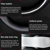Car Steering Wheel Cover Breathable Anti Slip PU Leather Steering Cover For Honda Fit Mugen Insight Type S R VTEC DOHC Modulo Vezel Legend RR Si