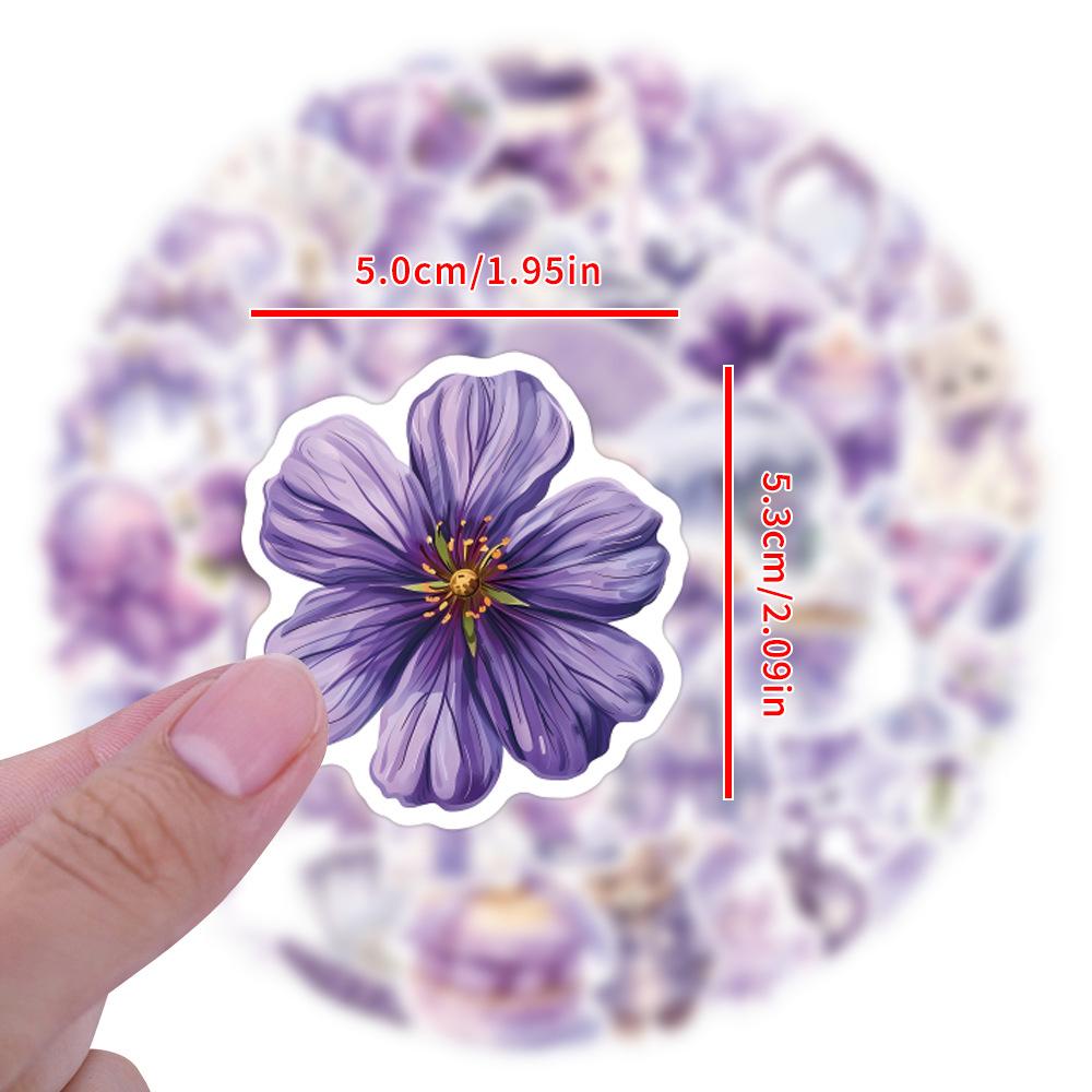 10/30/60pcs Cute Dreamy Purple Coquette Cartoon Stickers Kawaii Aesthetic Graffiti Decals DIY Water Bottle Luggage Phone Sticker