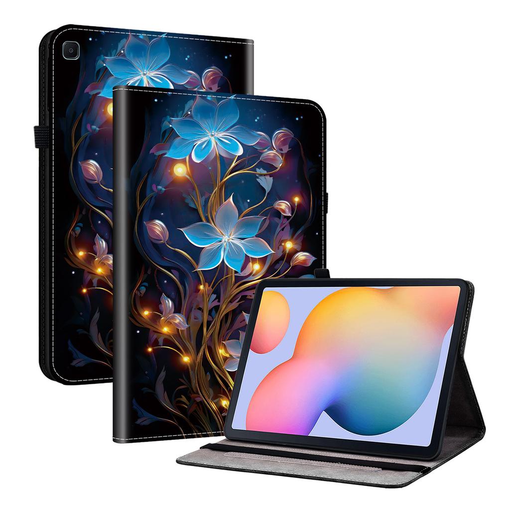 PU Leather Tablet Case for Samsung Galaxy Tab S6 Lite (2024)-11 Styles! Durable,with 2 Stand Slots,Pencil Holder & Card Slots,Flexible TPU Back Cover