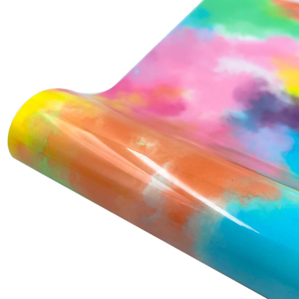 50cmx100cm Multicolor TPU Heat Transfer Vinyl Film Heat Press Machine Iron On Tshirts HTV Printing Roll DIY Clothing Hats Decor