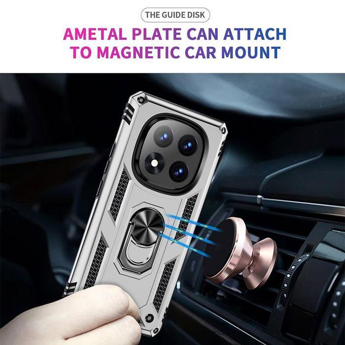 Coque de protection pour Xiaomi Redmi Note 14 Pro+ 5G - Antichoc - Rigide - Argenté