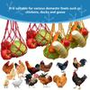 Chicken Vegetable String Bag,Chicken Vegetable Hanging Feeder, Chicken Toy Vegetable Rack In Chicken Cage, Poultry Fruit Rack, Chicken Cabbage Feeder