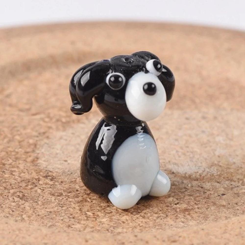 2pcs 16x15mm Yellow Duck / 24x16mm Penguin/White Dog Shape Handmade Lampwork Glass Loose Beads for Jewelry Making DIY Crafts Findings