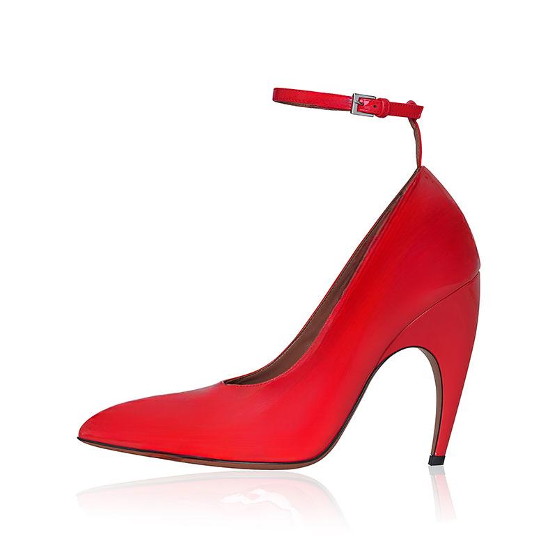 Fashion Show Style Black 10.5cm Irregular High Heels Shoes European American Pointed Fashion Sexy Professional Commuter Single Shoes 43