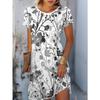 Women's Fashionable Dress, Cute Little Animals and Floral Prints