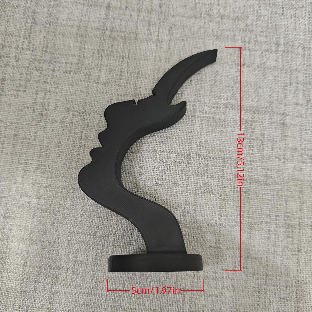 Human Face Eyeglass Holder Stand Secure & Artistic Storage Solution Elevate Desk or Nightstand Decor Practical Minimalist