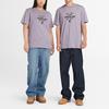 Timberland Logo Print Casual Breathable Short Sleeve T-Shirt Unisex Tops Gray Purple A42W5-EG7