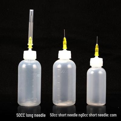 30/50/100/200CC/500ML Brush Glue Bottle with Soft Hair Needle Tip