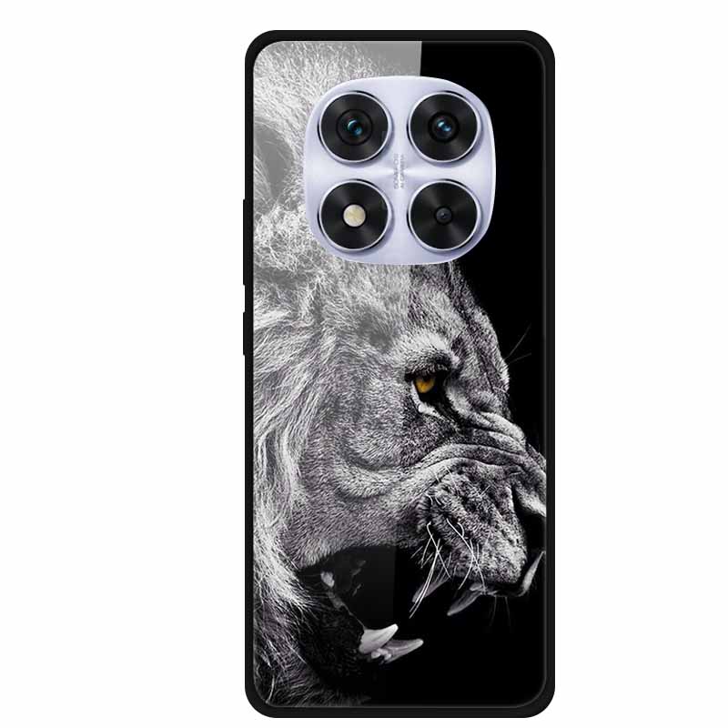 Hard Back Cover For Xiaomi Redmi Note 14 Pro 5G Case Soft Bumper Tempered Glass Case For Redmi Note 14 Pro 4G Case Note14 Pro
