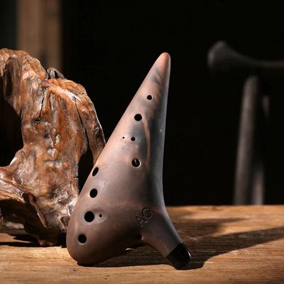Pottery Ocarina Base Orff Instruments Healing 12 Holes Ocarina of Time Sound Therapy Professional Music Instrumentation Accessories Legend Ocarinas
