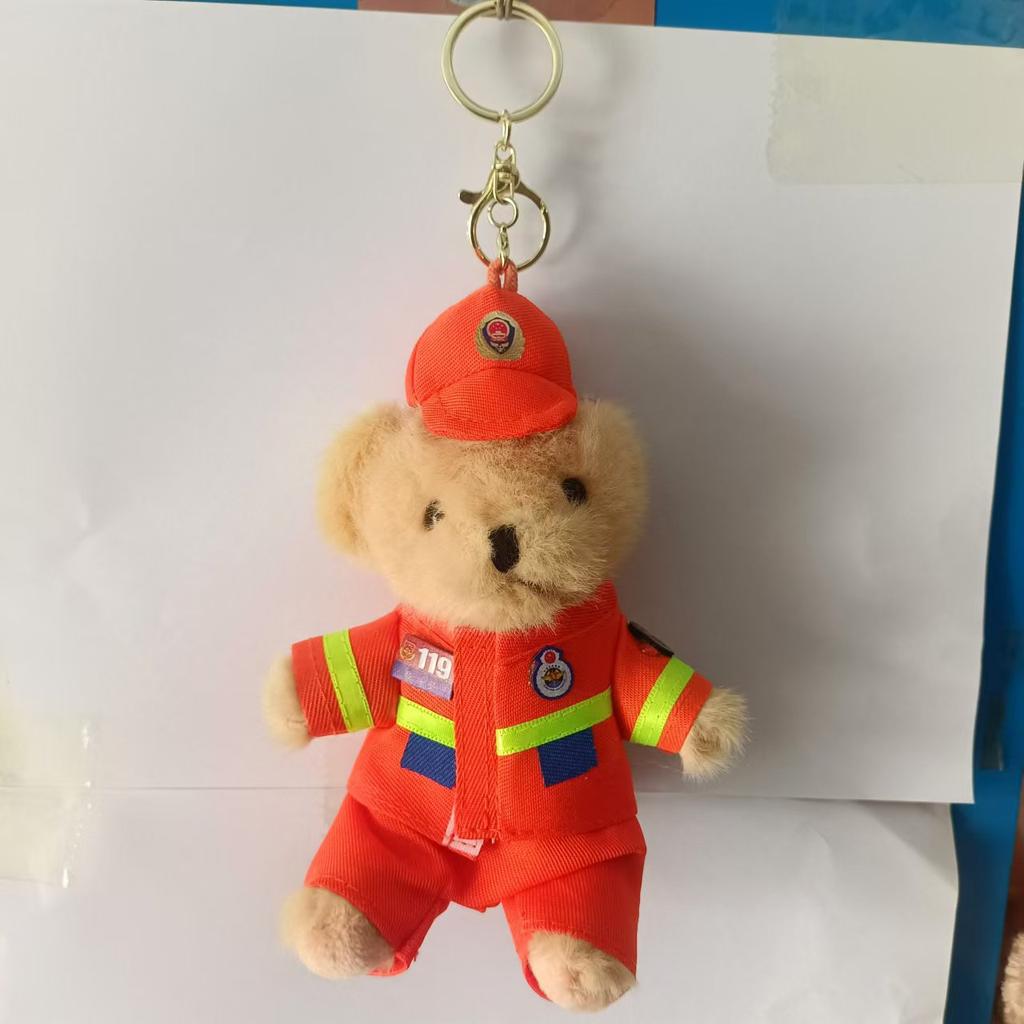 Poliția rutieră urs păpușă jucărie de pluș urs polițist urs locomotivă urs călăreț de fier ursuleț de pluș păpușă cadou