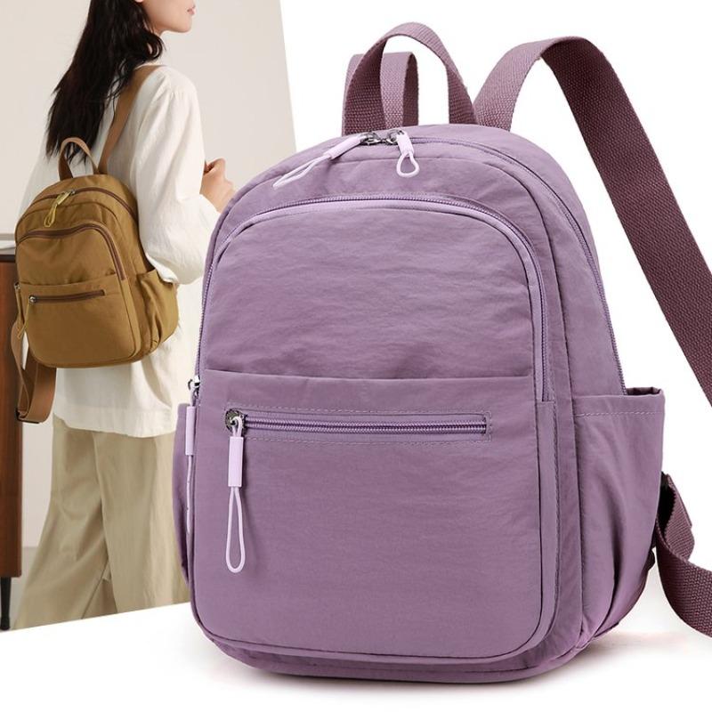 Mini Nylon Backpack Small Travel Backpack Portable Travel Backpack and Multi Pocket Design Suitable for Daily Commute Work Shopping and Short Trips