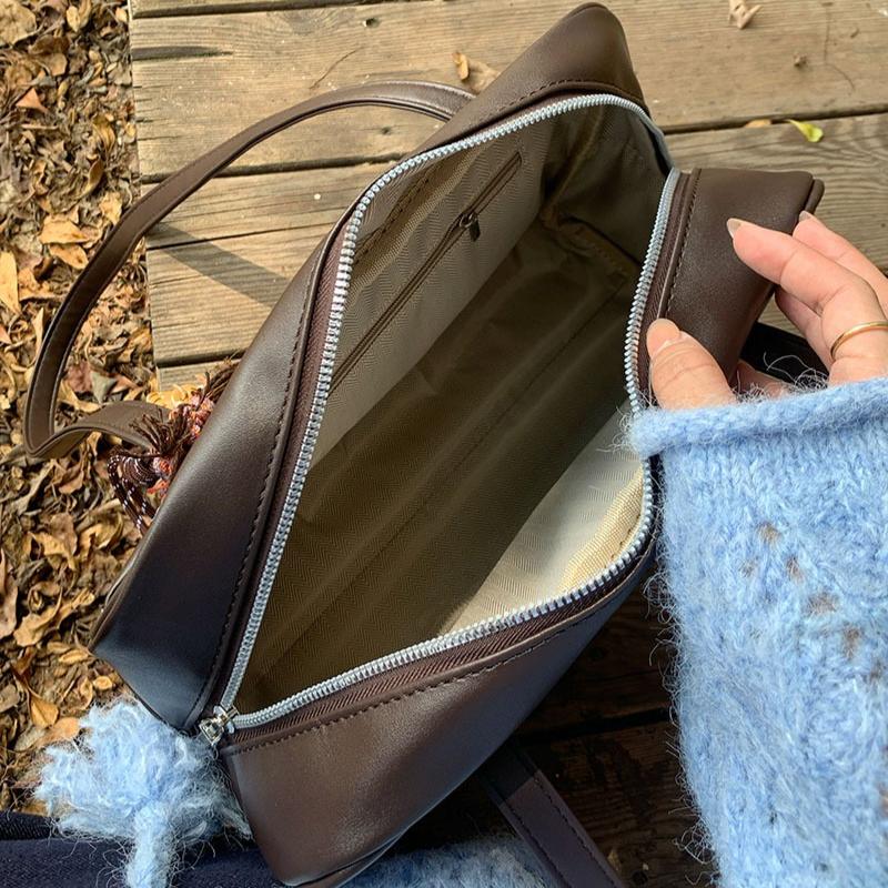Women's Large Capacity Single Shoulder Bag Korean Style Multifunctional Handbag Vintage Underarm Bag Versatile Commuting Tote Bag Women Bag