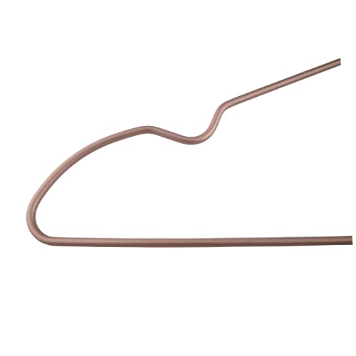 Sekiden Aluminum Hangers (10-Pack) (Bronze Pink) Matte, Lightweight, Closet Storage, 41cm Wide x 21cm High