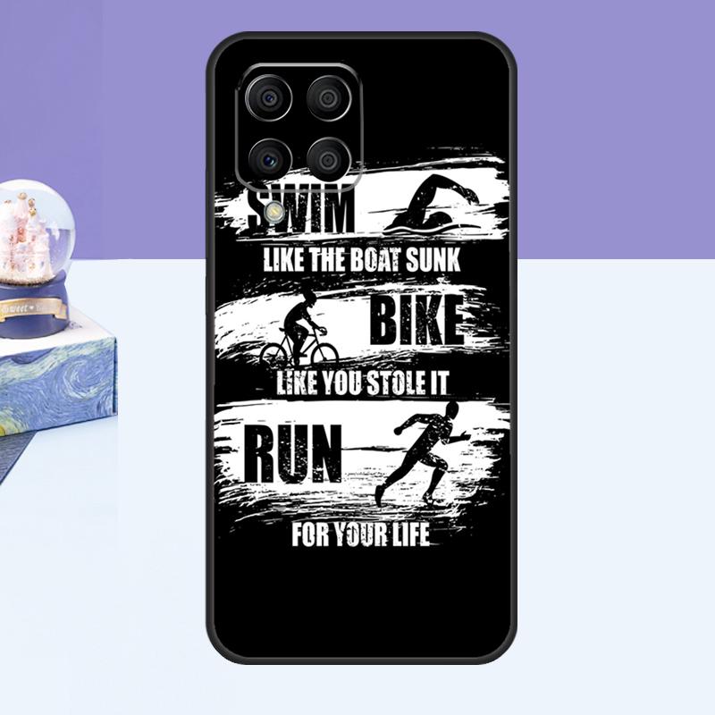 

Swim Bike Run Triathlon Case For Samsung Galaxy M15 M55 M35 M33 M21 M31 M16 M36 M56 M53 M13 M12 M32 M52 M14 M34 M54 Samsung M20