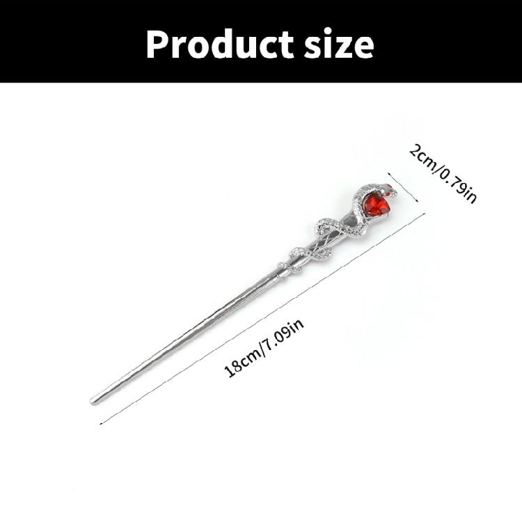 Błyszcząca Kryształowa Wsuwka do Włosów z Wężem Unikalna Stylowa Ozdoba do Włosów Modna Wsuwka do Włosów Odpowiednia do Stylizacji i Dekoracji