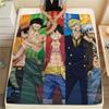 One Piece Character Print Flannel Blanket,High Quality Comfortable for All Seasons,Home Decor,Warmth and Comfort,Perfect for Christmas Gifts