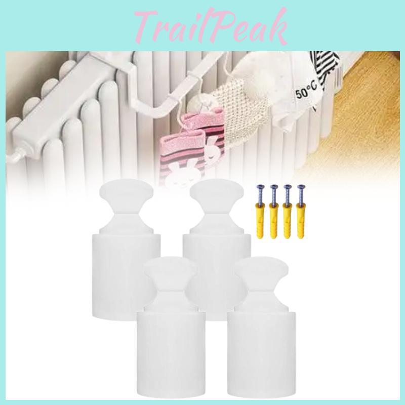 Radiator Bathroom Fixing Clip Hook With Screws For Small Basket Hanging Tool