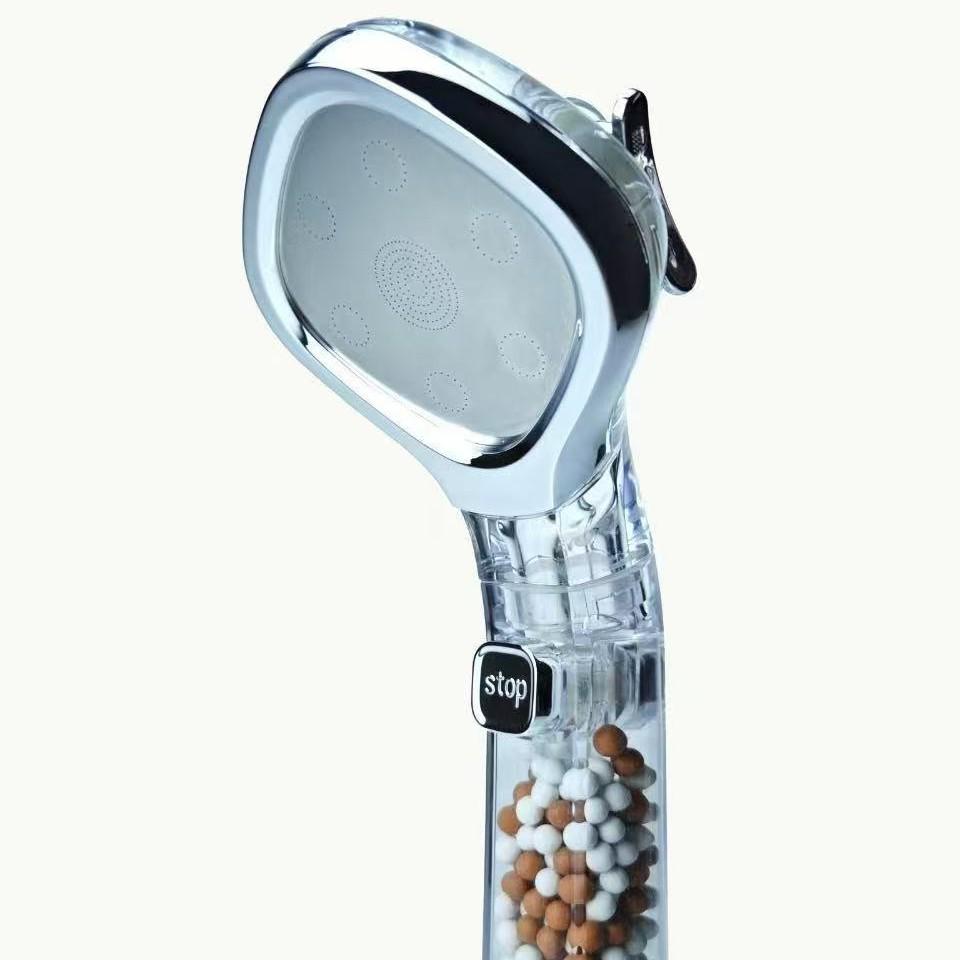 Japanese Multi-Setting Negative Ion Handheld Shower Head with Switch