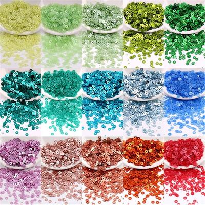 Nagelkunst Verzierung Lose Pailletten Nähzubehör Runde Pailletten Paillette Facettierte Perle