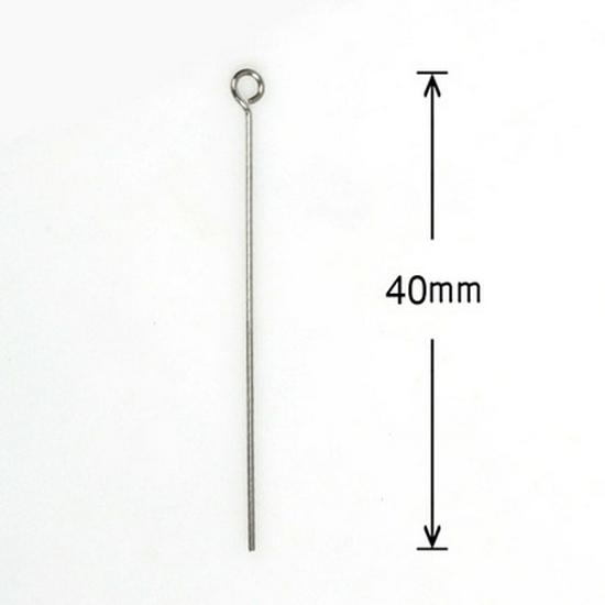 200 rostfreie Edelstahl-T-Nadeln mit großen Köpfen, nicht verblassende Perlennadeln für DIY-Schmuck.