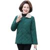 Women's Plush Winter Cotton Jacket with Warm Lambswool Imitation for Middle-aged & Elderly – Thickened Autumn/Winter Lapel Coat