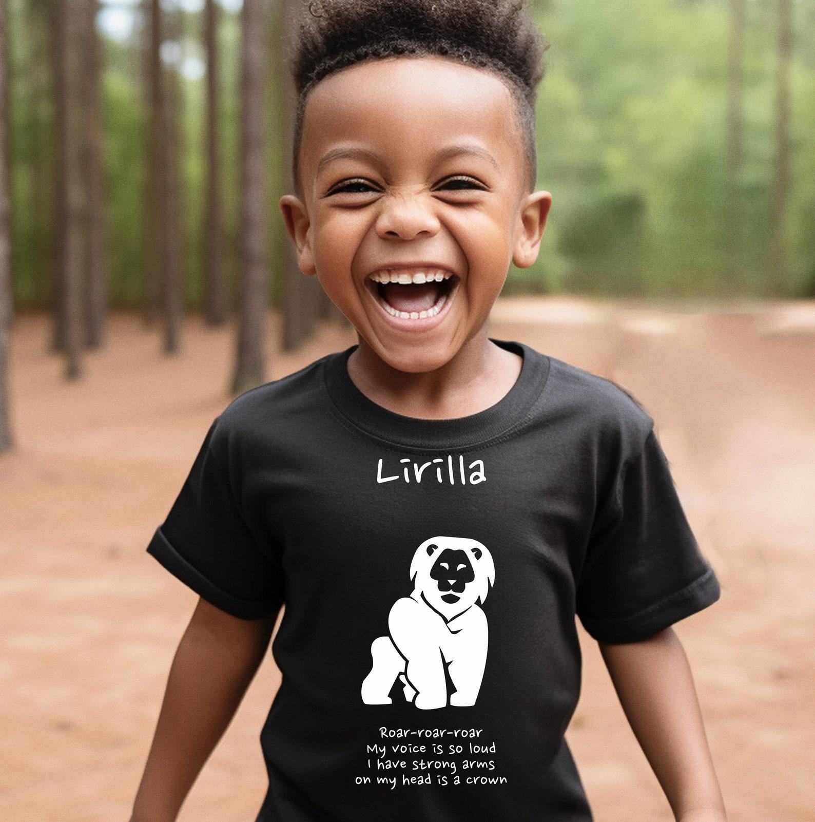 Lirilla Toddler T-Shirt Mystical Creature Lion Gorilla Mix S