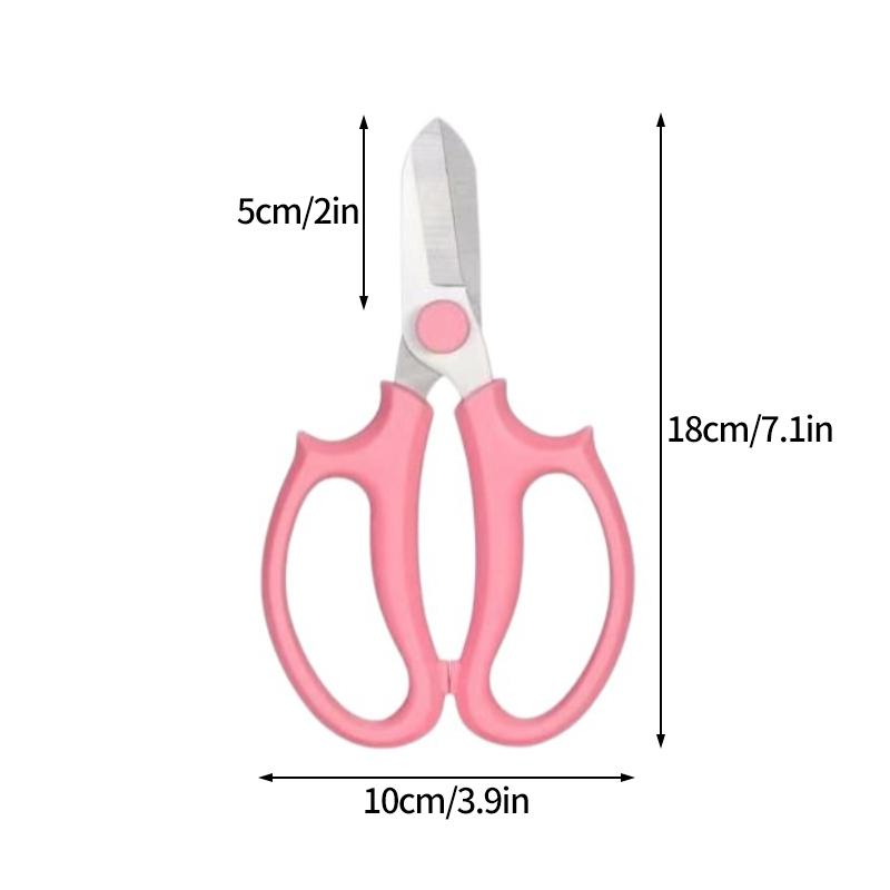 Gardening Scissors Florists Professional Flower Arranging Shears Multifunctional Household Pointed Scissors Plant Pruning Tools
