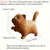 Handcrafted Wooden Cat Figurine, Charming Collectible for Various Room Types - Craft for Collectors and Animal Decor Enthusiasts