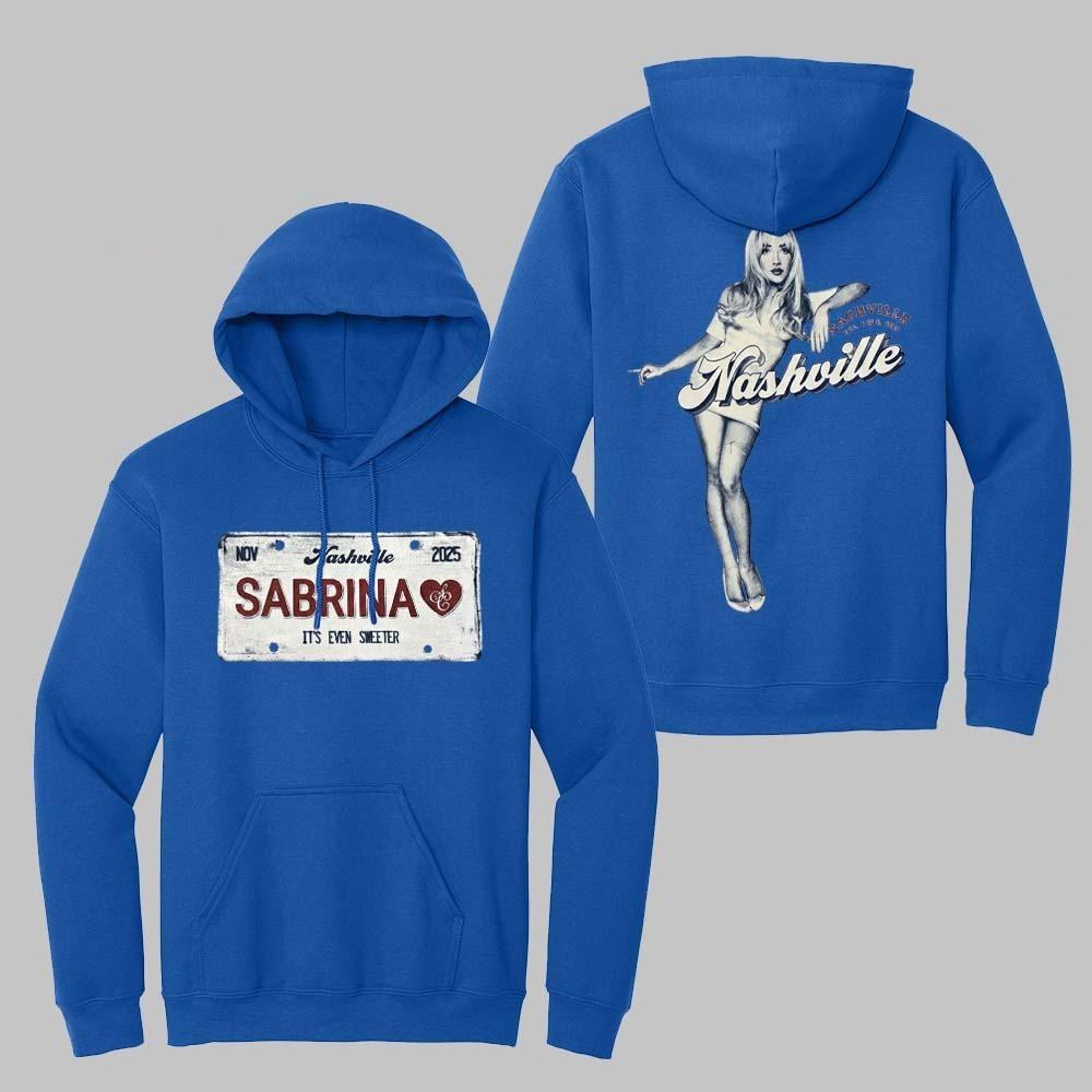 

Sabrina Carpenter Nashville Tennessee 2025 Event Hoodie At Bridgestone Arena 4XL